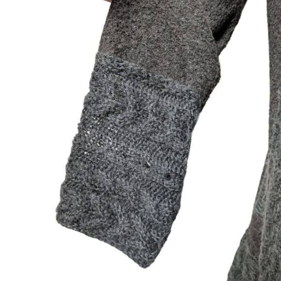 Anthropologie KNITTED AND KNOTTED Regan Mixed Stitch Wool Cardigan XS - Picture 4 of 10